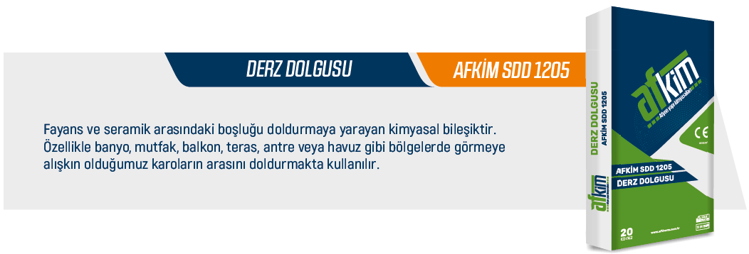 Derz Dolgusu - Afkim SDD 1205