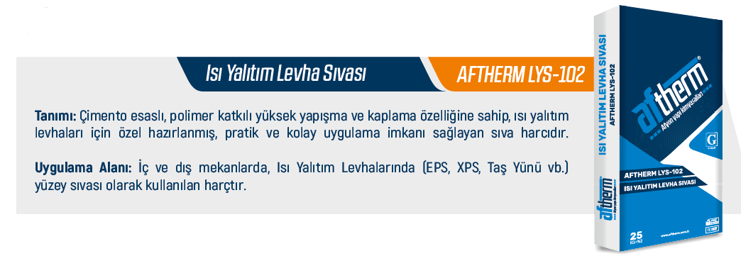 Isı Yalıtım Levha Yapıştırıcısı - Aftherm LYS-102