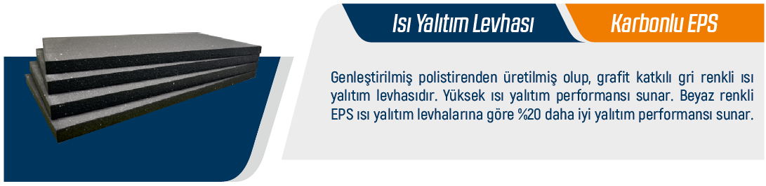 Isı Yalıtım Levhası - Karbonlu EPS